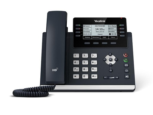 [90178282 1254264] Yealink Tischtelefon SIP-T43U Grau