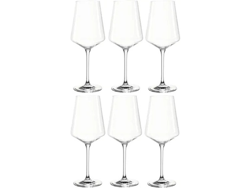 [90002622 537677] Leonardo Weissweinglas Puccini 560 ml, 6 Stück, Transparent