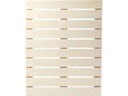 Creativ Company Holzartikel 50.2 cm Holzschild, Lamellen-Panel