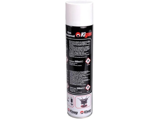 [90178528 1250492] Kisag Gaskartusche Nachfülldose 600 ml
