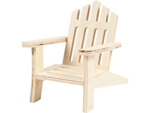 [90178608 1237098] Creativ Company Mini-Möbel Gartenstuhl 7.5 x 9 x 9 cm