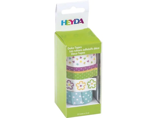 [90178705 1242564] Heyda Washi Tape Blumen Mehrfarbig