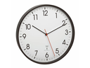 TFA Dostmann Funk-Wanduhr Ø 30.5 cm, Schwarz
