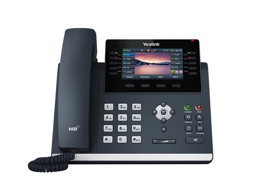 [90178919 1254265] Yealink Tischtelefon SIP-T46U Grau