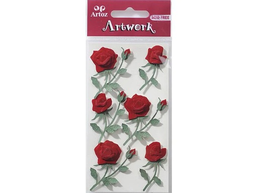[90179013 1245424] Artoz Motivsticker Rosen 1 Blatt