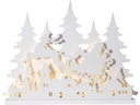 Star Trading Tischdeko Grandy, 80 cm, Holz, Weiss
