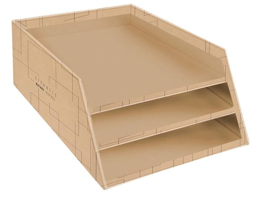 [90179192 1252165] Exacompta Ablagekorb Eterneco A4 Braun