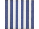 Rico Design Papierservietten Gestreift 33 x 33 cm, 20 Stück, Blau/Weiss