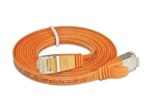 [90026544 314791] SLIM Slimpatchkabel RJ-45 - RJ-45, Cat 6, STP, 10 m, Orange