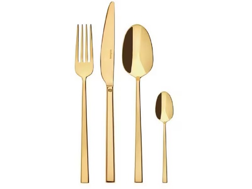 [90179707 1240354] Sambonet Besteck-Set Rock 24-teilig, Gold