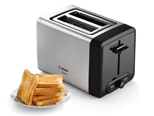 [90179744 1240456] Bosch Toaster DesignLine Schwarz/Silber