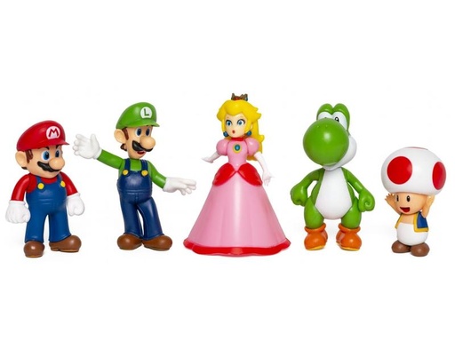 [90179765 1254316] Nintendo Super Mario Set (6.5 cm) 5 Figuren