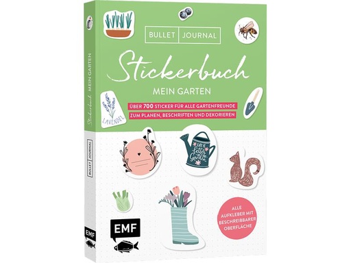 [90179853 1239735] EMF Stickerbuch Mein Garten 700 Stück