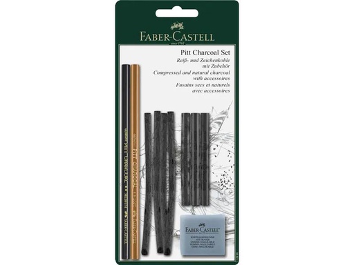 [90179899 1229663] Faber-Castell Zeichenkohle Charcoal Pitt 10-teilig