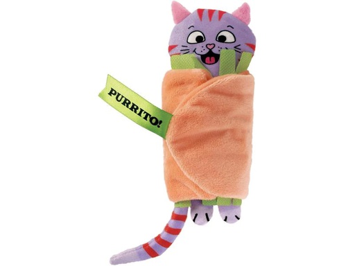 [90180045 1251412] Kong Katzen-Spielzeug Pull-A-Partz Burrito, 14 cm