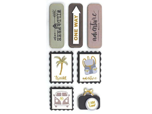 [90180351 1245434] Artoz Motivsticker Reisen 1 Blatt