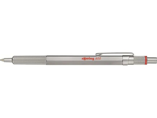 [90180415 1244156] Rotring Kugelschreiber 600 Medium (M), Silber