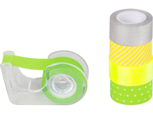 [90180568 1242569] Heyda Washi Tape Neon Akzente Grün