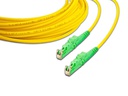 Lightwin LWL-Patchkabel LSH/APC-LSH/APC, Singlemode, Simplex, 10m