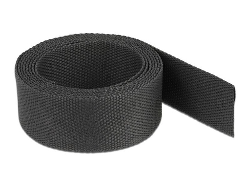 [90181045 1234992] Delock Gewebeschrumpfschlauch 2 m x 20 mm Schwarz