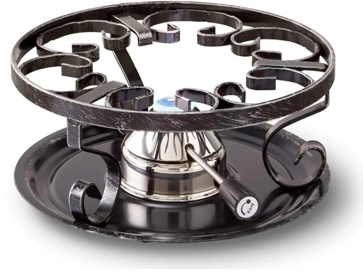 [90181078 1250489] Kisag Fondue-Rechaud Rustica Schwarz