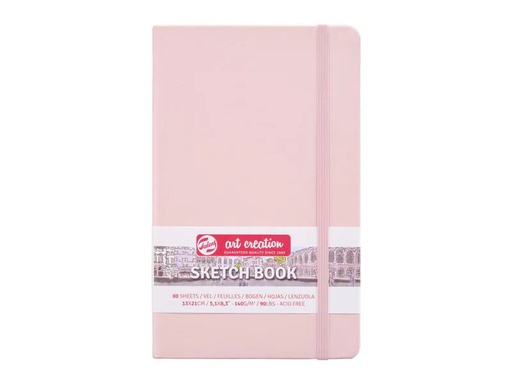 [90181121 1232233] Talens Malbuch 13 x 21 cm Pastellrosa