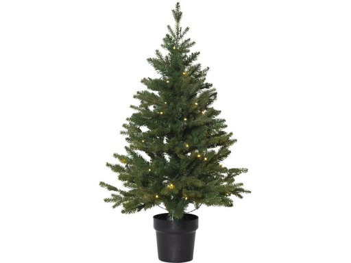 [90181252 896953] Star Trading Weihnachtsbaum Byske, 40 LED, 90 cm, Grün