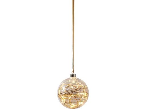 [90181452 1187252] Star Trading Weihnachtskugel Glow, 30 LED, 15 cm, indoor