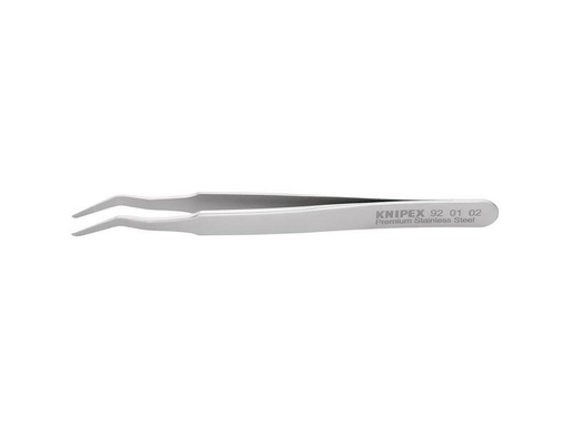 [90181642 1249462] Knipex Präzisionspinzette SMD Doppelgewinkelt 35° 120 mm