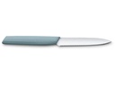 Victorinox Gemüsemesser Swiss Modern mit Wellenschliff 10 cm, Hellblau