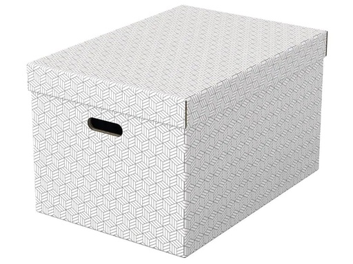 [90181745 1227005] Leitz Aufbewahrungsbox Esselte Home L Gross, 3 Stück, Weiss