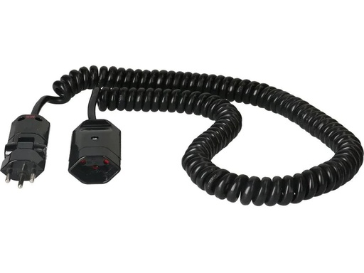 [90181789 1252295] Max Hauri Verlängerungskabel 3.5 m T13 - T12 ClipClap, Schwarz