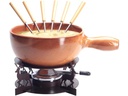 Nouvel Käsefondue-Set Noce 9 Teile, Braun