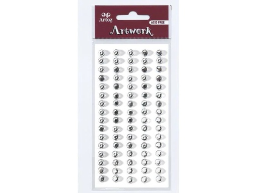[90182012 1245418] Artoz Glitzersticker Kristall 5 mm, 1 Blatt