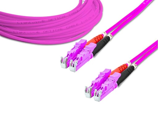 [90182063 1215919] Lightwin LWL-Patchkabel LSH-LSH, Multimode, OM4, 5m