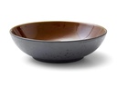 Bitz Salatschüssel 24 cm, Schwarz/Amber