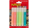 Cementit Glitzerstift Glue Glow in the dark 10 ml, 6 Stück