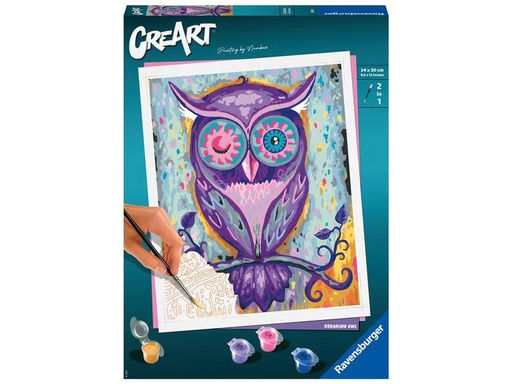 [90182588 1194188] Ravensburger Malen nach Zahlen Serie C Dreaming Owl