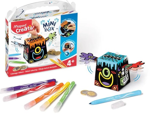 [90182639 1237117] maped Bastelset Mini Box Spardose 7-teilig