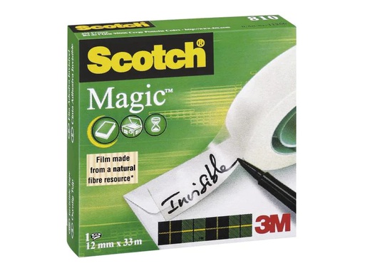 [90026896 467906] Scotch Klebeband Magic 12 mm x 33 m, Transparent