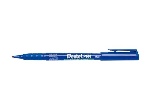 [90183021 1239265] pentel Fineliner Green Label 2.0 mm 1.0 mm, Blau