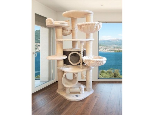 [90183199 671204] PetHomes Kratzbaum Long Beach, Beige