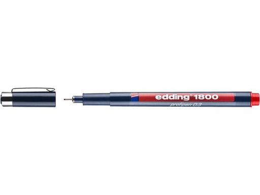 [90026916 966580] edding Profipen 1800 0.35 mm, Rot