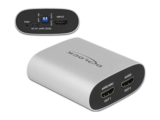 [90183227 1234506] Delock Audio Extraktor HDMI HD 4K 60 Hz mit eARC