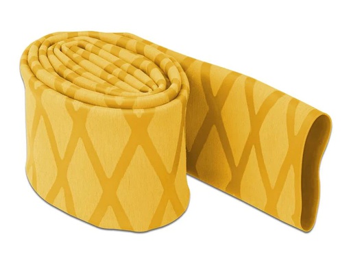 [90183242 1241771] Delock Schrumpfschlauch X-Muster rutschfest 1 m x 30 mm Gelb