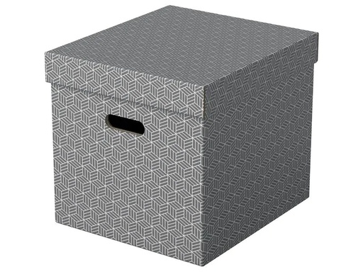 [90183335 1227008] Leitz Aufbewahrungsbox Esselte Home Cube Gross, 3 Stück, Grau