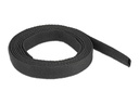 Delock Gewebeschrumpfschlauch 2 m x 6 mm Schwarz