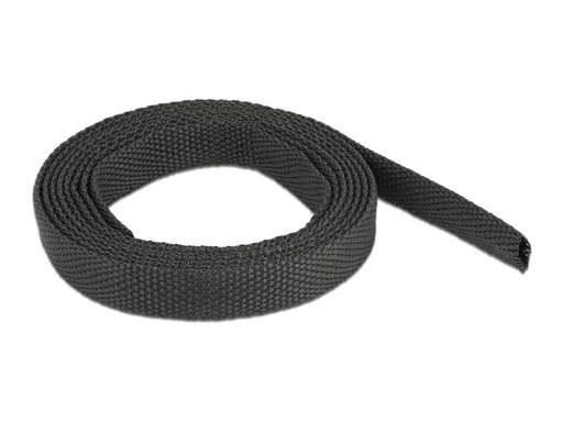 [90183713 1234990] Delock Gewebeschrumpfschlauch 2 m x 6 mm Schwarz