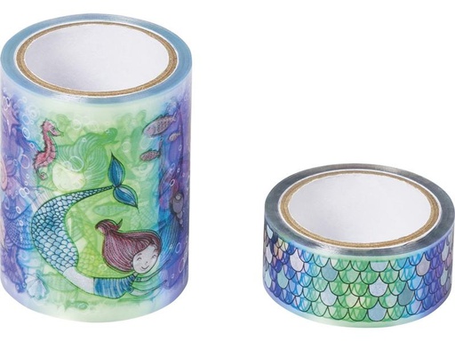 [90183816 1242561] Heyda Washi Tape Meerjungfrau Mehrfarbig