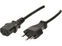 Max Hauri Netzkabel 5 m C13 - T12 Schwarz